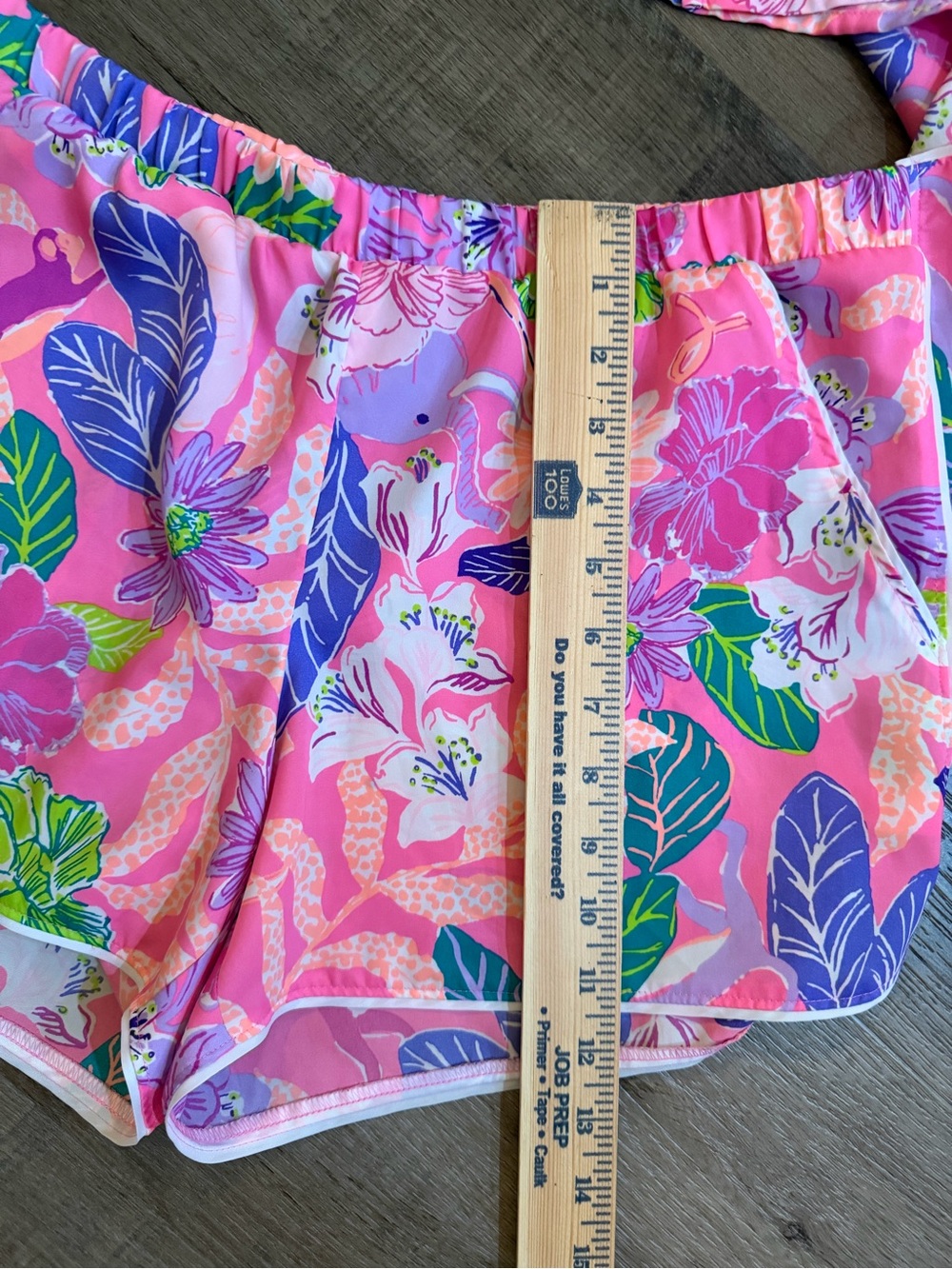 Lilly Pulitzer Teagan Tropical Floral Short Pajama Set🌸🐘 Size Small - Picture 9 of 15